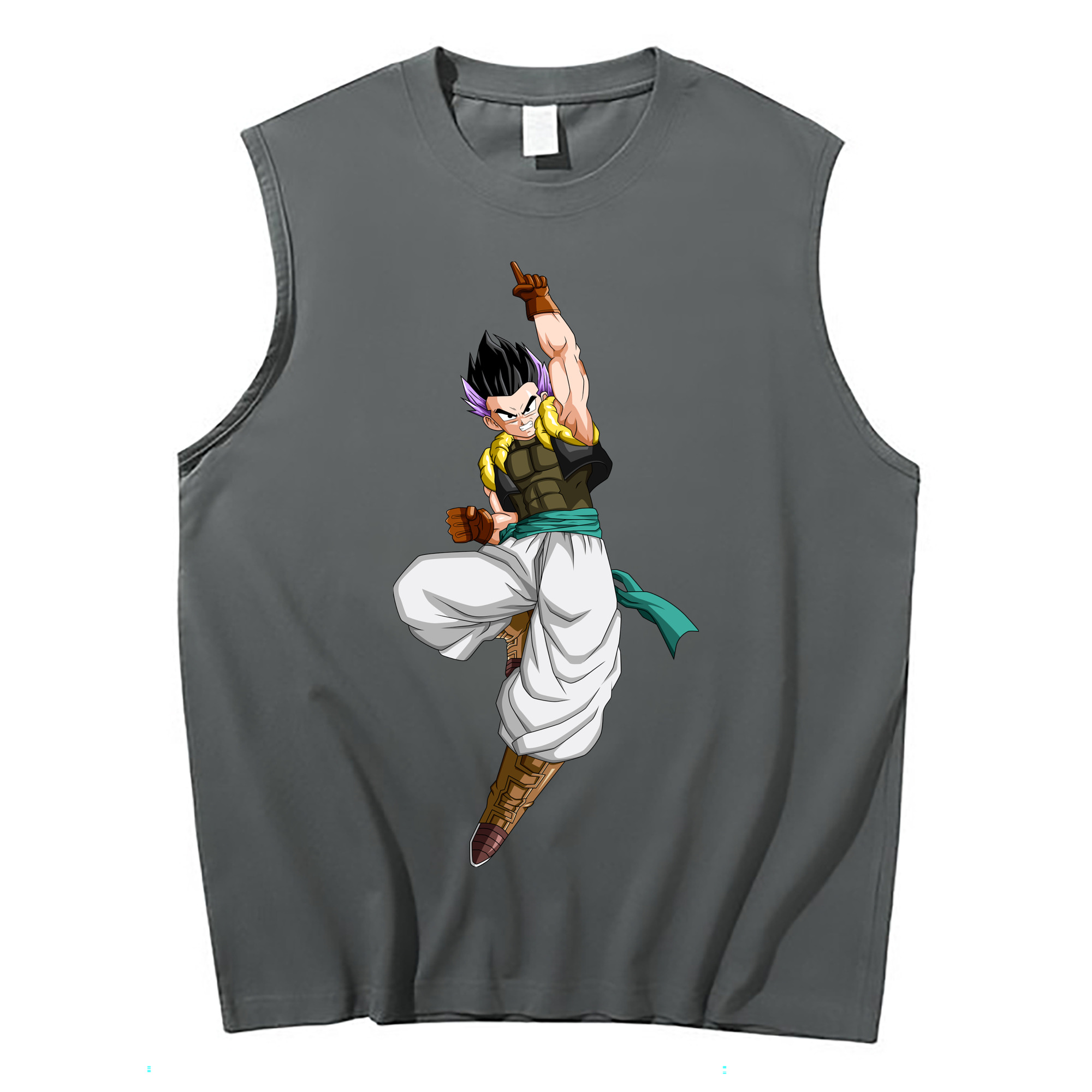 （画像用） ドラゴンボール 孫 悟飯（そんごはん）DRAGON BALL Son Gohan コットン100％タンクトップ（フロントプリント）